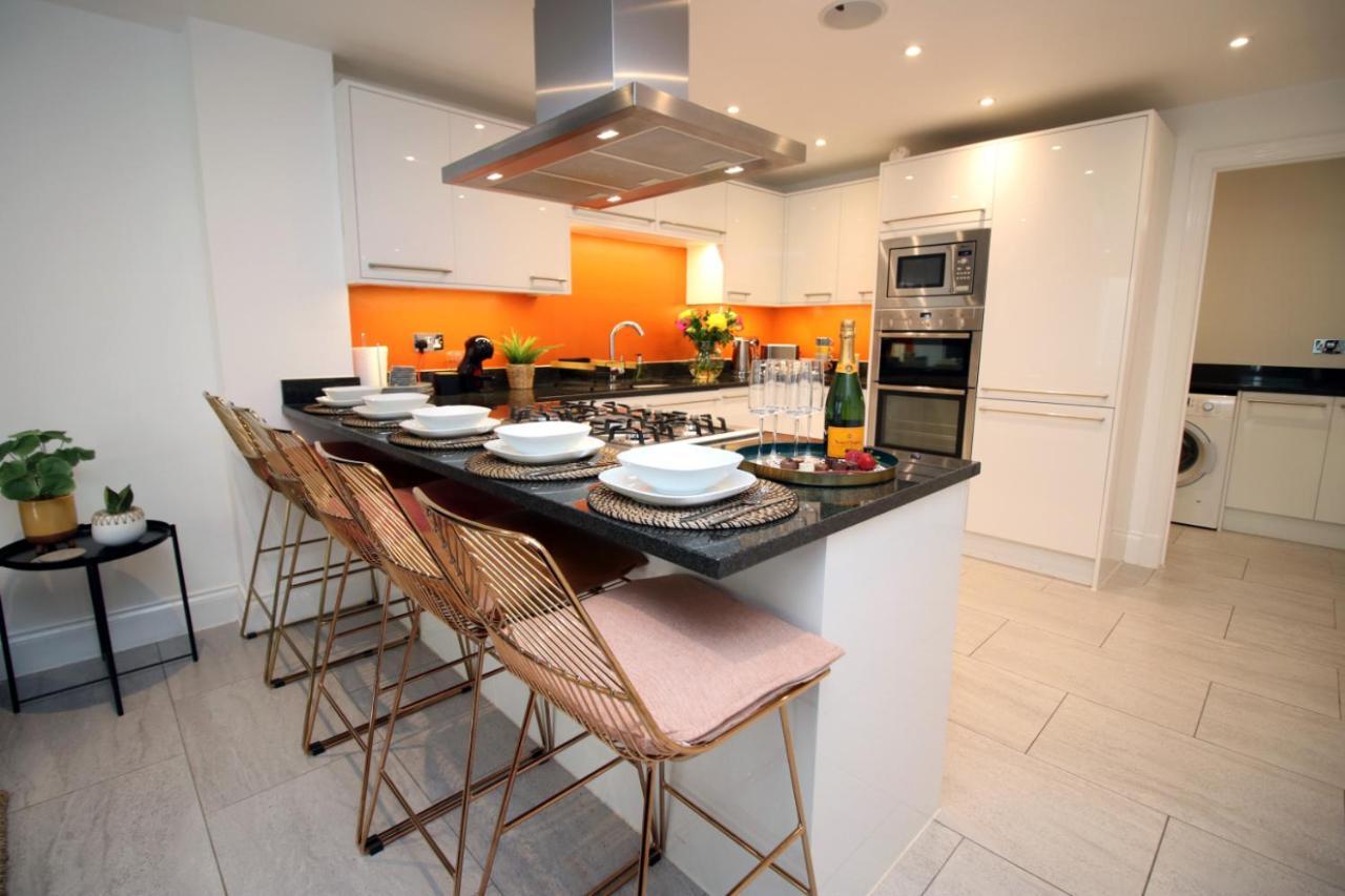 Bath Luxury City Centre 4 Bedroom Townhouse, Sleeps 8, Easy Parking, Private Courtyard Garden, By Empower Homes Exterior foto